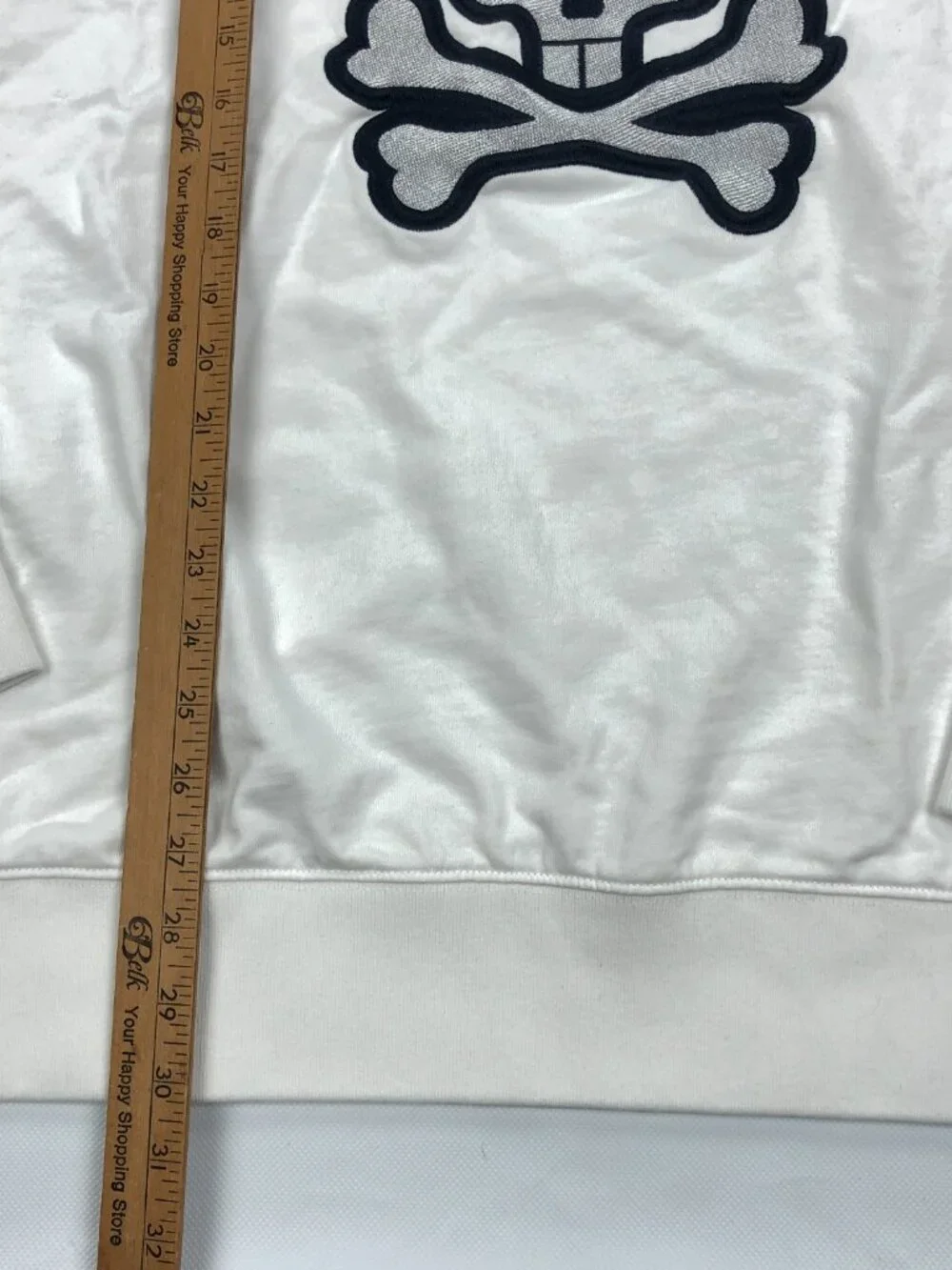 Psycho Bunny Crew Neck Sweatshirt Pullover 2XL White - Picture 4 of 12